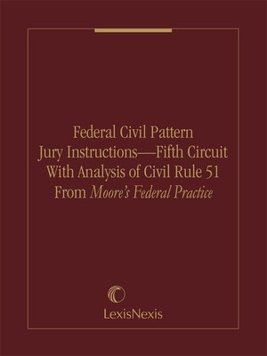 Pattern Jury Instructions Employment Discrimination | federal civil pattern jury instructions fifth circuit Pattern Jury Instructions Employment Discrimination | federal civil pattern jury instructions fifth circuit